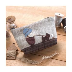 オリムパス製絲 パッチワークキット ビリーのメイクポーチ PA-582