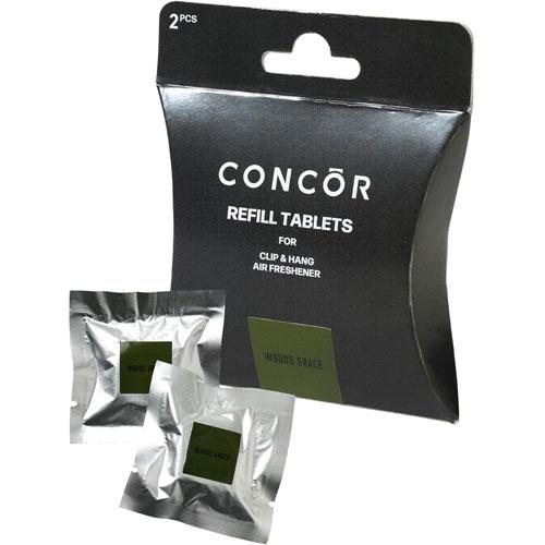 CONCOR コンコール 芳香剤 クリップ＆ハング エアーフレッシュナー用 詰め替えリフィル2ピース...