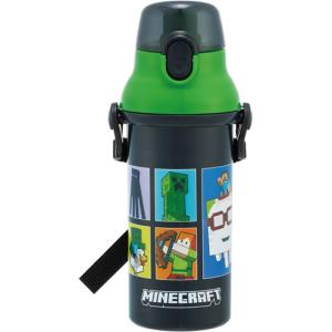 マインクラフト Minecraft 26 水筒 ロック付きワンプッシュダイレクト