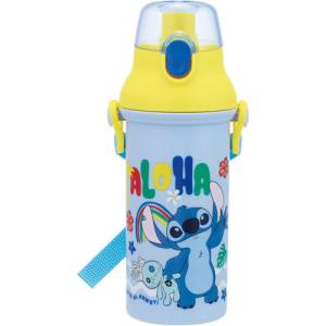 ディズニー リロ＆スティッチ 26 食洗機対応 直飲みワンタッチボトル 水筒 480ml PSB5SAN