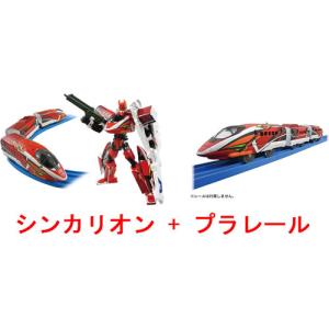 送料無料 プラレール 新幹線変形ロボ シンカリオンZ 500 ミュースカイ TYPE EVA-02 + プラレール車両 500 TYPE EVA-02｜yousay-do