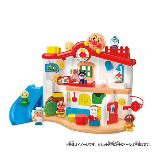 送料無料 チャイムがピンポン♪あそびがいっぱい アンパンマンはじめてハウス