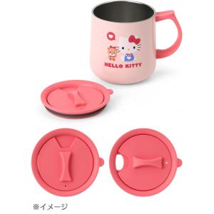 送料無料 サンリオ 蓋付きステンレスマグ マイ...の詳細画像2