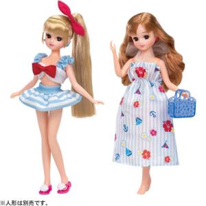 リカちゃん LW-13 マリンワンピ&セーラー水着セット : Pink Diamond 総