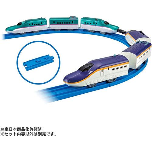 在庫処分品 送料無料 プラレール E8系新幹線＆E5系新幹線 ガチャッと連結セット