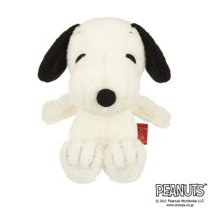 即納】PEANUTS HUGHUG スヌーピー ぬいぐるみL 黒 高さ37cm