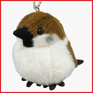 日本の動物 スズメ ぬいぐるみマスコット 490...の商品画像