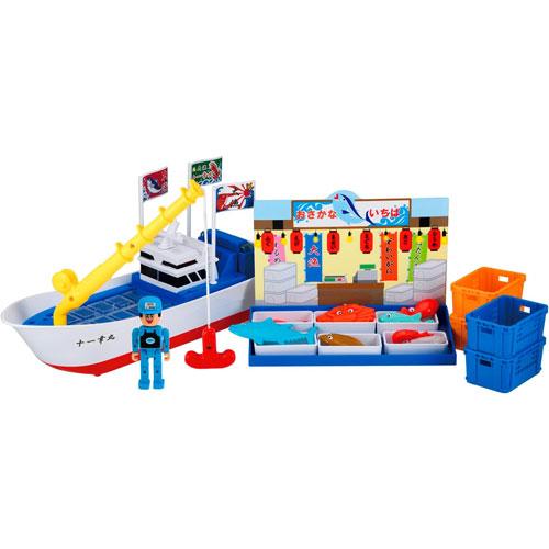 送料無料 トイコー おさかないっぱい！漁船セット