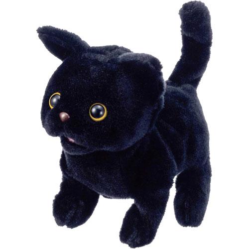 送料無料 ピッコリーネ トリッキーキャット 黒猫 電動ぬいぐるみ