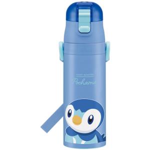 送料無料 ポケットモンスター ポッチャマ 水筒 ロック付きワンプッシュダイレクトステンレスボトル 470ml SDC4 4973307605345｜yousay-do