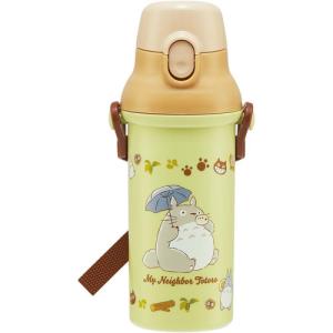 送料無料 となりのトトロ ネコバス ジブリ 抗菌 食洗機対応 直飲みワンタッチボトル 水筒 480ml PSB5SANAG