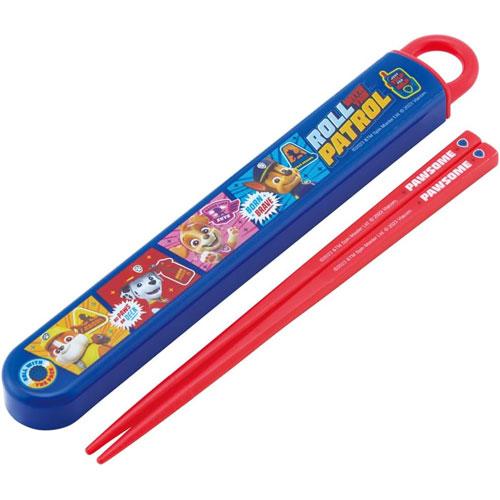 メール便送料無料　パウ・パトロール 24 抗菌 食洗機対応 箸＆スライド箸箱セット [16.5cm]...