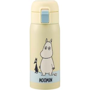 送料無料 ムーミン ライトカラー 水筒 保温保冷 ワンタッチオープン ステンマグボトル 350ml STOT3