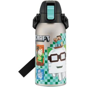送料無料 マインクラフト Minecraft 26 ワンプッシュ直飲み水筒 600ml 保冷 STCH6