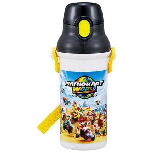 送料無料 マリオカートワールド 食洗機対応 直飲みワンタッチボトル 水筒 480ml PSB5SAN