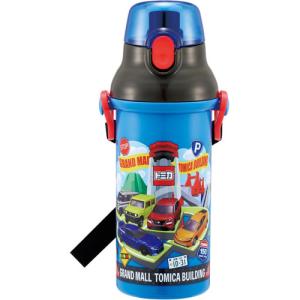 送料無料 トミカ 26 ミニカー 自動車 食洗機対応 直飲みワンタッチボトル 水筒 480ml PSB5SAN