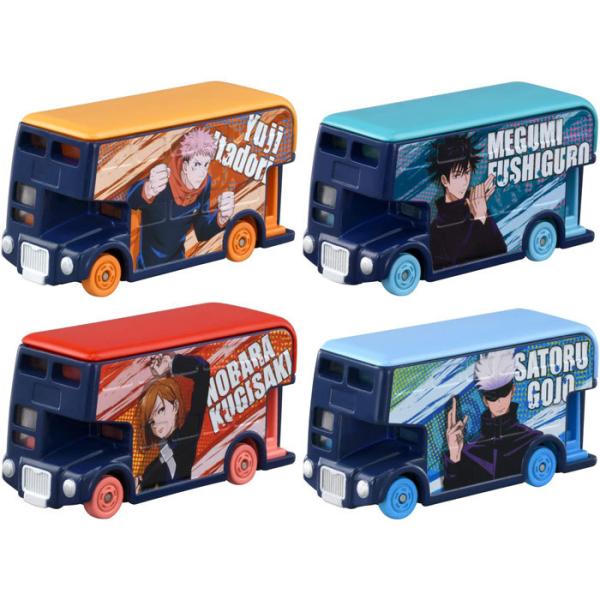 送料無料 ドリームトミカ SP 呪術廻戦 コレクション 全4種類セット 虎杖悠仁・伏黒恵・釘崎野薔薇...