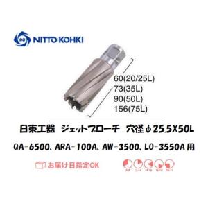 日東工器（NITTO KOHKI) ジェットブローチ（重ね板用） 穴径25.5mm用 46724（QA-6500、ARA-100A、AW-3500、LO-3550A用）｜yousetsuichiba