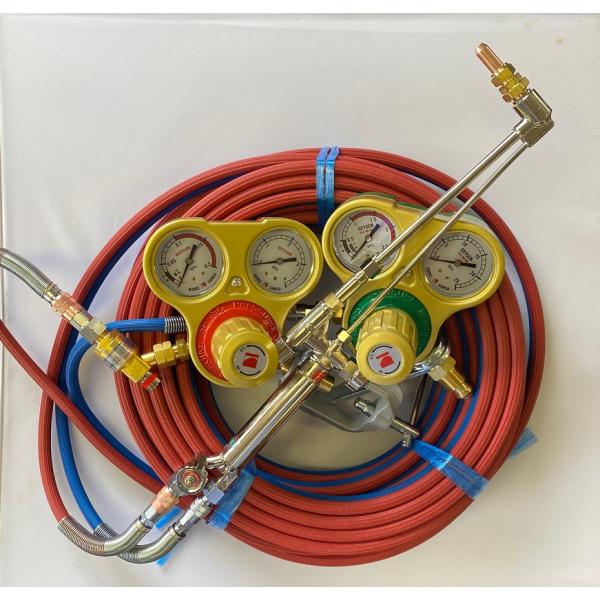 酸素・アセチレンA型切断器 スターターキット A型切断器 フェザーミニホース 酸素・アセチレン調整器...