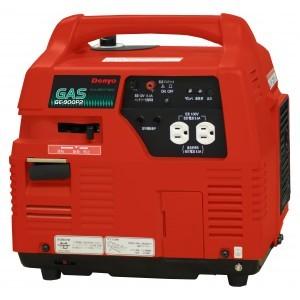 デンヨー GE-900P2 インバータ ガス発電機 0.9kVA｜LPガス 発電機 非常用 防災 キ...