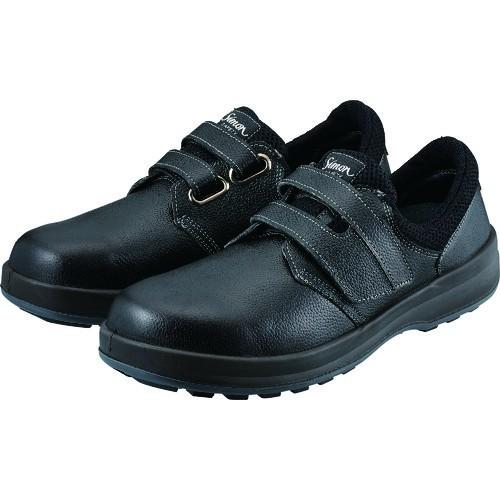 安全靴 シモン 耐滑・軽量3層底安全短靴 WS18 黒 サイズ23.5cm〜28.0cm インボイス...