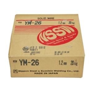 溶接ワイヤー CO2溶接 半自動溶接 YGW11 日鉄住金 ソリッド溶接ワイヤ YM-26 1.2m...
