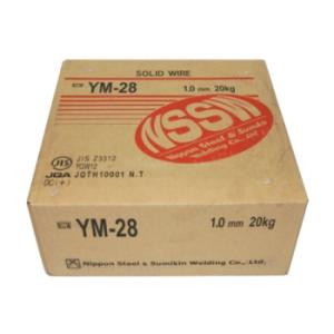溶接ワイヤー CO2溶接 半自動溶接 YGW12 日鉄住金 ソリッド溶接ワイヤ YM-28 1.0m...