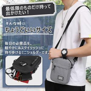 ショルダーバッグ メンズ レディース 斜めがけ...の詳細画像1