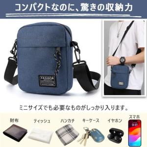 ショルダーバッグ メンズ レディース 斜めがけ...の詳細画像2