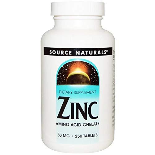 Zinc 亜鉛 Source Naturals (ソースナチュラルズ) 50mg 250タブレット ...