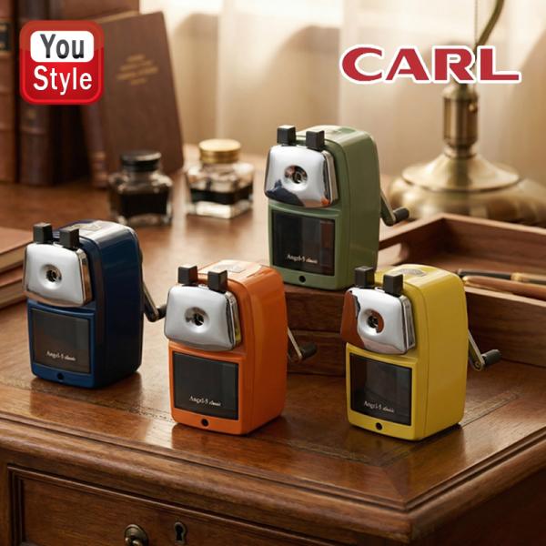 【発売予定・予約受付中】カール事務器 CARL 手動鉛筆削り 鉛筆削器 エンゼル5 クラシック ブル...
