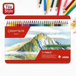 CARAN d'ACHE（カランダッシュ） 水溶性色鉛筆 スイスカラー 40色