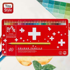 CARAN d'ACHE（カランダッシュ） スプラカラーソフト色鉛筆 40色セット