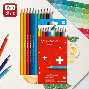 CARAN d'ACHE（カランダッシュ） スイスカラー色鉛筆 40色セット 日本