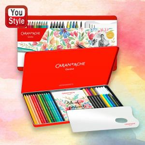 CARAN d'ACHE（カランダッシュ） 水溶性色鉛筆 スイスカラー 18色