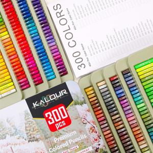 カロリー KALOUR 油性色鉛筆 300色セ...の詳細画像3