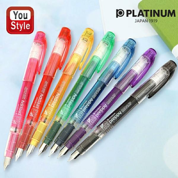 プラチナ PLATINUM プレピー PREPPY 万年筆 全7色 F細字/M中字 PSQ-300