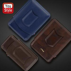 ポータブルシガーケース ヒュミドール クロコ 見開き 葉巻ケース［ワニ