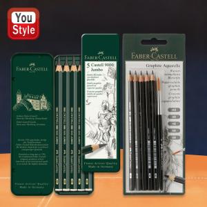 ファーバーカステル Faber-Castell 鉛筆 カステル9000番ジャンボ5硬度セット/119305 水彩グラファイト鉛筆 5硬度入/117897 HB 2B 4B 6B 8B｜youstyle-pen