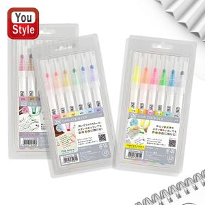 呉竹 カラーペンセット ZIG クリーンカラー ドット 4色セット : 文房具