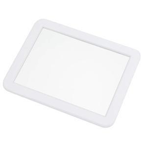 ロッカー 鏡 マグネット ミラー (ワンサイズ, 白)