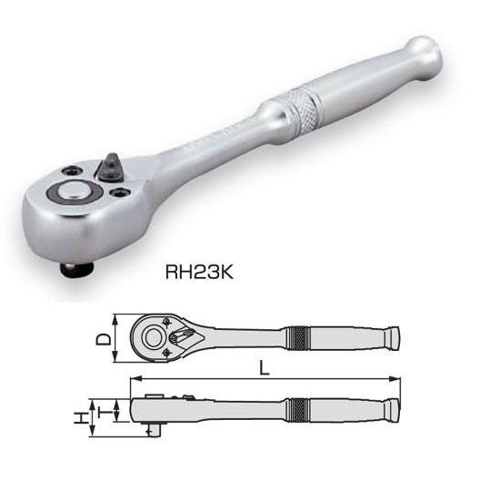 TONEラチェットハンドル(ホールドタイプツメ式)RH23K