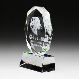 ペット 位牌 クリスタル 写真彫刻 名前彫刻 ペットメモリアル