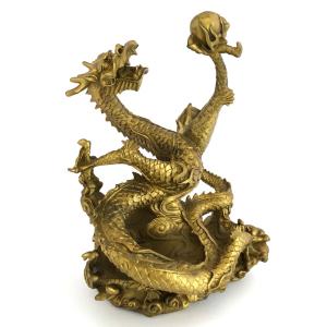 玉を掲げた五本指の龍 大の詳細画像2