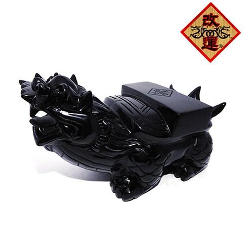 贔屓の置物 黒曜石 オブシディアン 小 ヒイキ