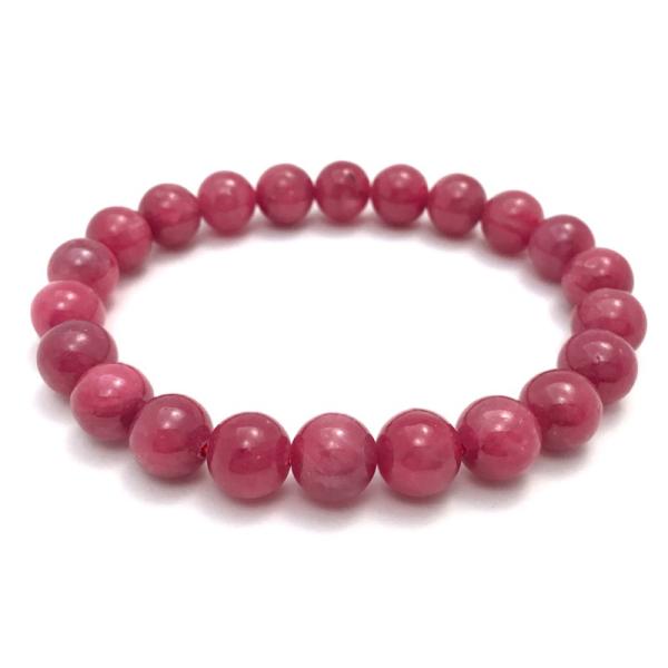 特選 ルビー 8.5-9mm ブレスレット 16cm