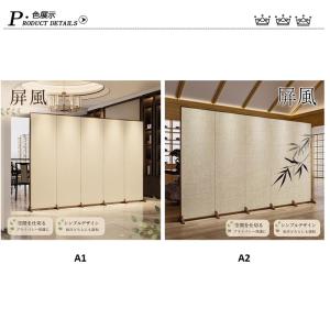 折りたたみパーテーション 間仕切りスクリーン ...の詳細画像1