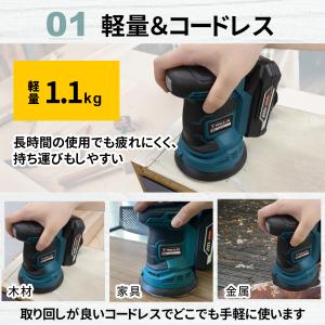 ランダム オービタル サンダー 工具 オービッ...の詳細画像1