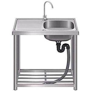 流し台 屋外 ステンレス 水栓付き diy ガーデンシンク