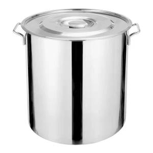 ステンレス製業務用 寸胴鍋 50L 蓋付き 寸胴鍋 40cm 50L ステンレス製 蓋付き 業務用 キッチン用品 厨房
